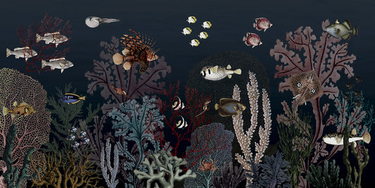 Aquatic Ballet Wall Mural
