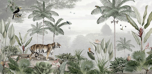 Jungle Tiger Wall Mural