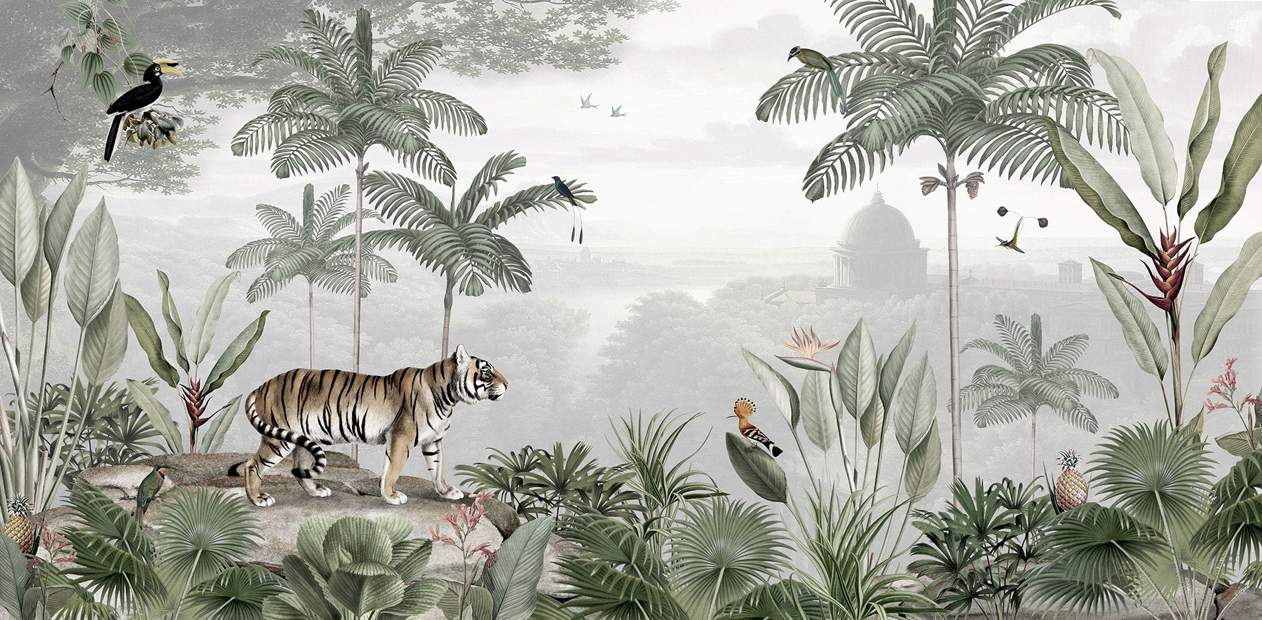 Jungle Tiger Wall Mural