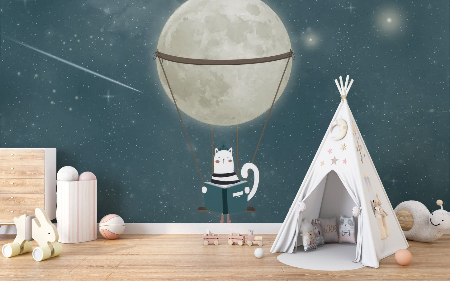 Starry Night Adventure Wallpaper Mural - Wallanza