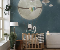 Starry Night Adventure Wallpaper Mural - Wallanza