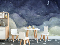 Starry Night Sky Wall Mural - Wallanza