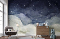 Starry Night Sky Wall Mural - Wallanza