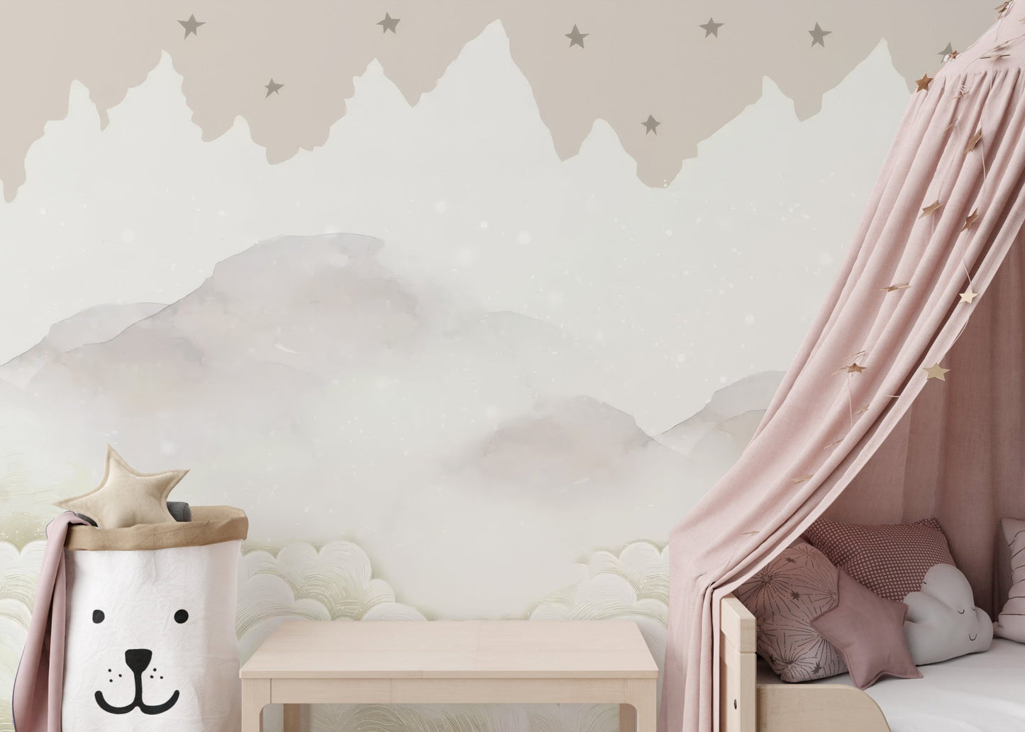 Starry Skies Wallpaper Mural - Wallanza