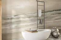 Stormy Sea Foam Wallpaper Mural - Wallanza