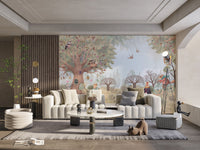 Storybook Animals Wallpaper Mural - Wallanza