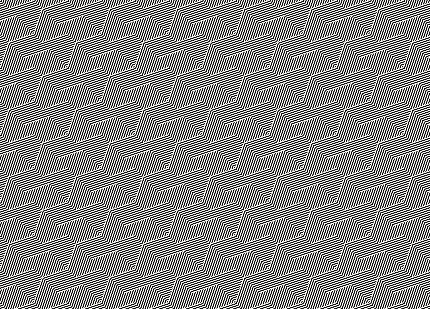 Black and White Zigzag Geometric Stripes Wallpaper