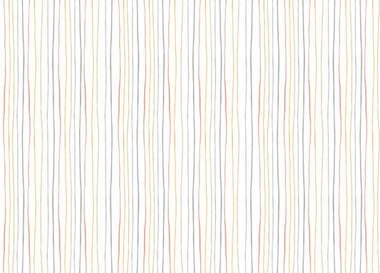Pastel Colors Hand Drawn Striped Pattern Wallpaper