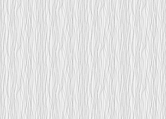 Seamless Black Lines and Curves Stripe Wallpaper