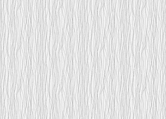 Seamless Black Lines and Curves Stripe Wallpaper
