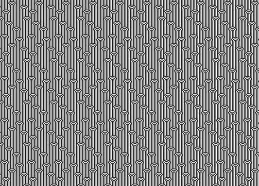 Twisted Lines Stripy Weaving Black and White Wallpaper