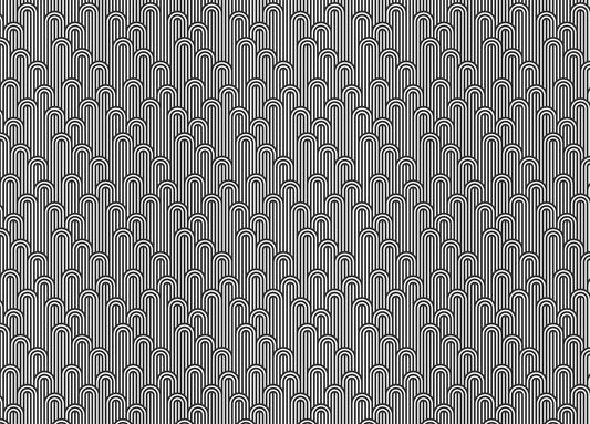 Twisted Lines Stripy Weaving Black and White Wallpaper