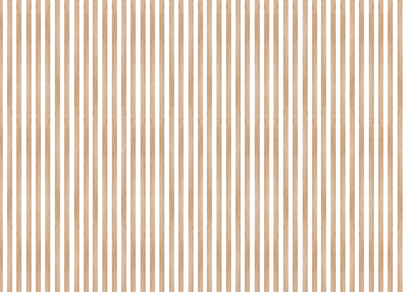 Watercolor Brown Vertical Stripes Vintage Wallpaper