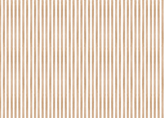 Watercolor Brown Vertical Stripes Vintage Wallpaper
