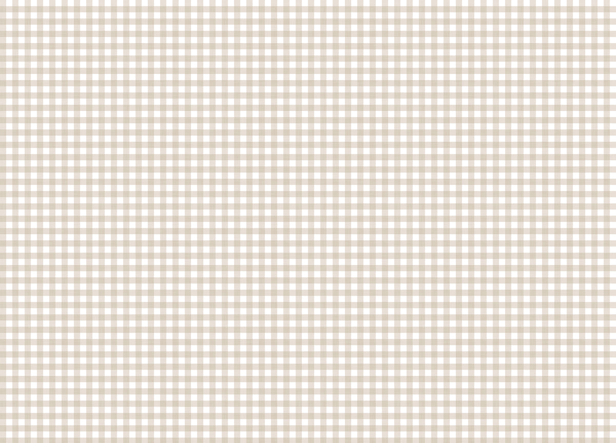 Beige Color Scozzese Shabby Stripe Wallpaper in your room — zoomed