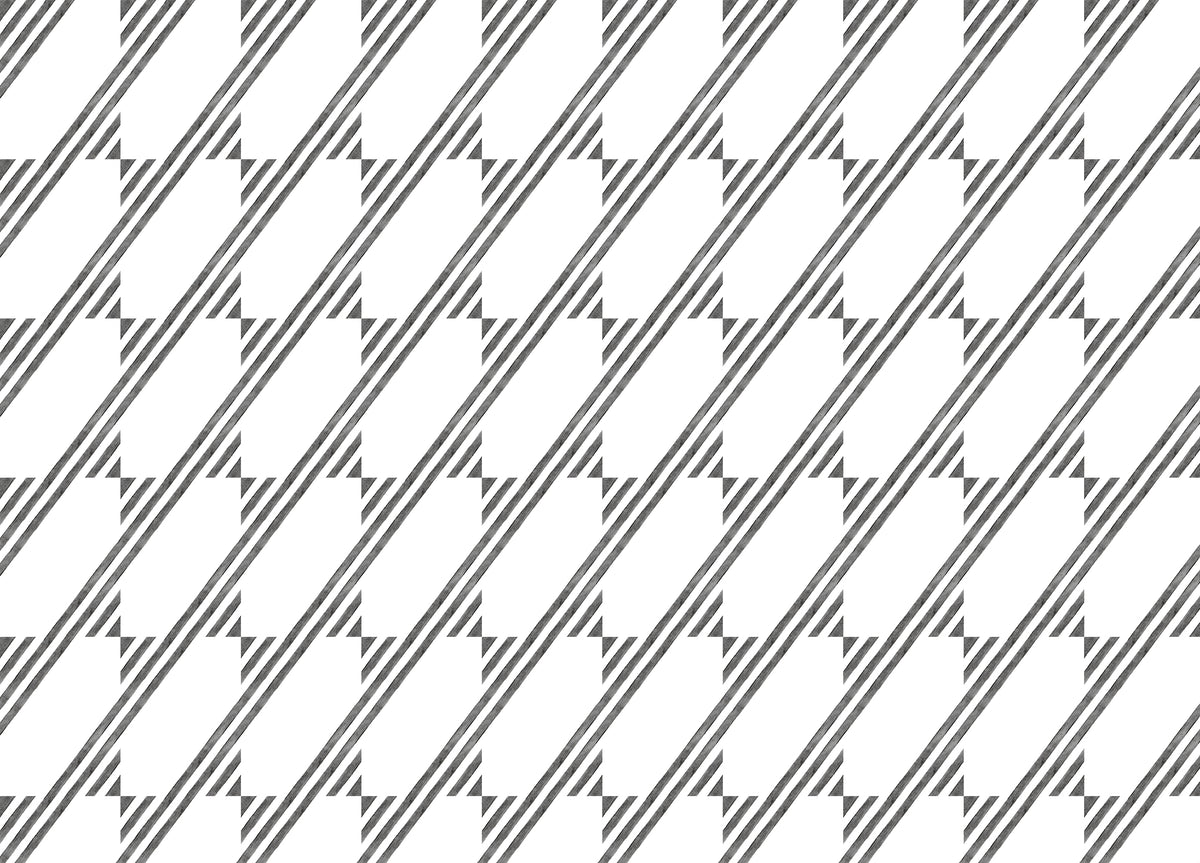 Black and White Diagonal Stripe Wallpaper For Walls in your room — zoomed