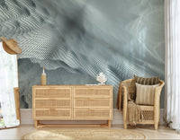 Subtle Peaks Textured Gradient Wall Mural - Wallanza