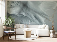 Subtle Peaks Textured Gradient Wall Mural - Wallanza