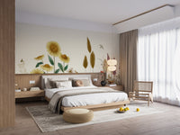 Sunflower Field Wallpaper Mural - Wallanza