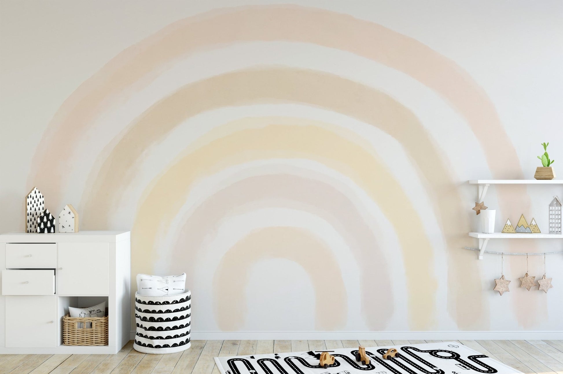 Sunrise Rainbow Wallpaper Mural - Wallanza