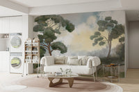Sunrise Serenity Tree Wall Mural - Wallanza