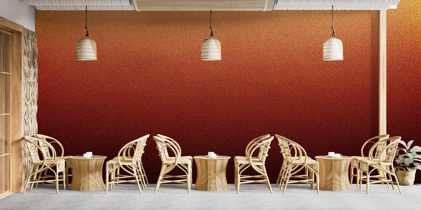 Textured ombre mural for warm interiors
