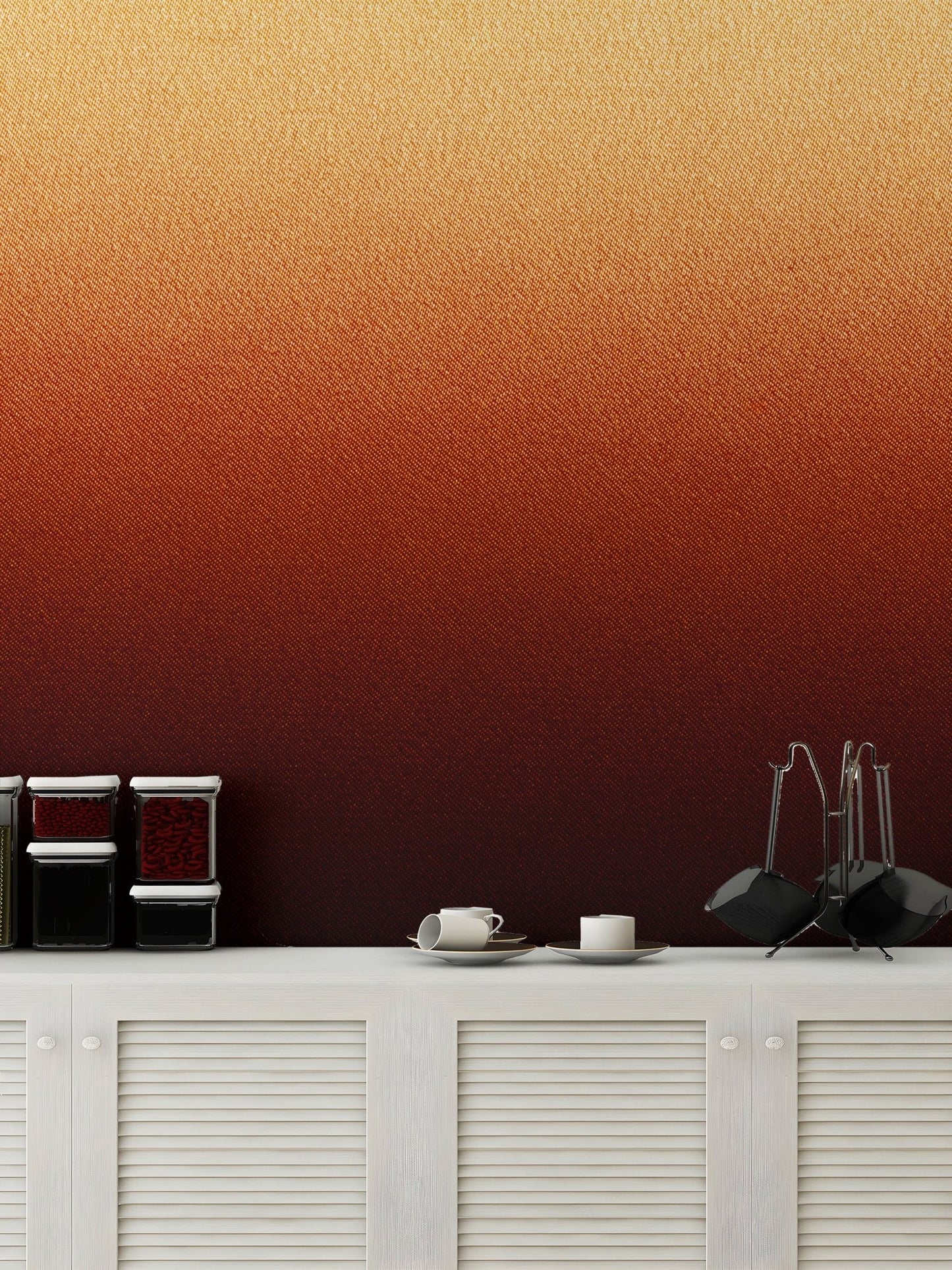 Sunset blaze gradient wall mural decor
