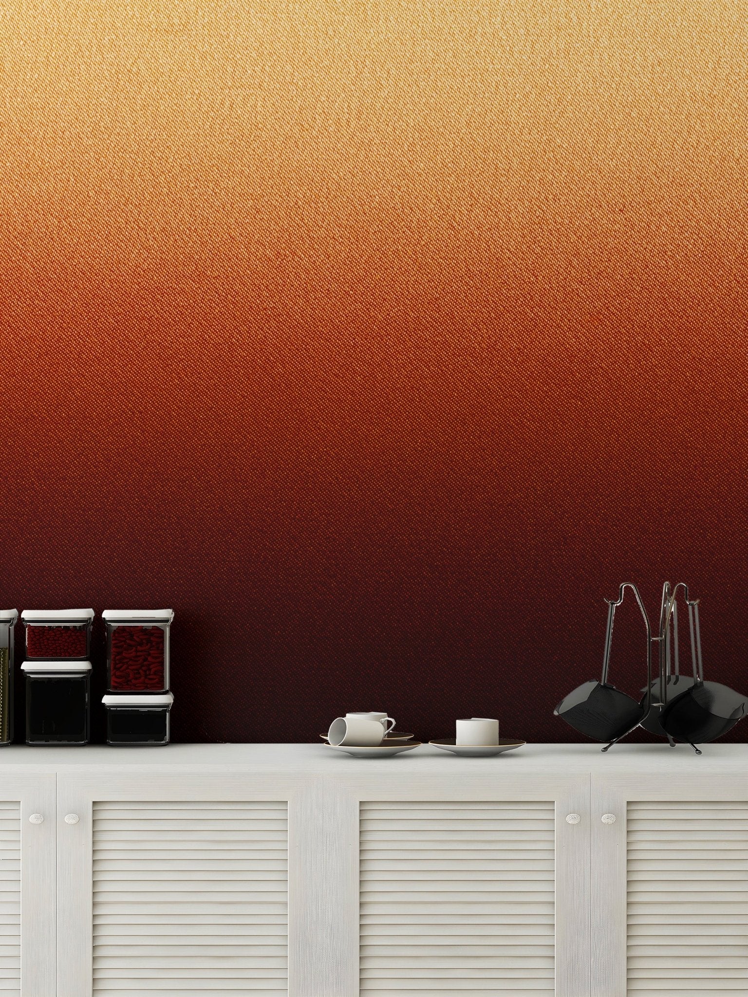 Sunset blaze gradient wall mural decor
