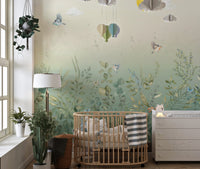 Sunshine Garden Wallpaper Mural - Wallanza
