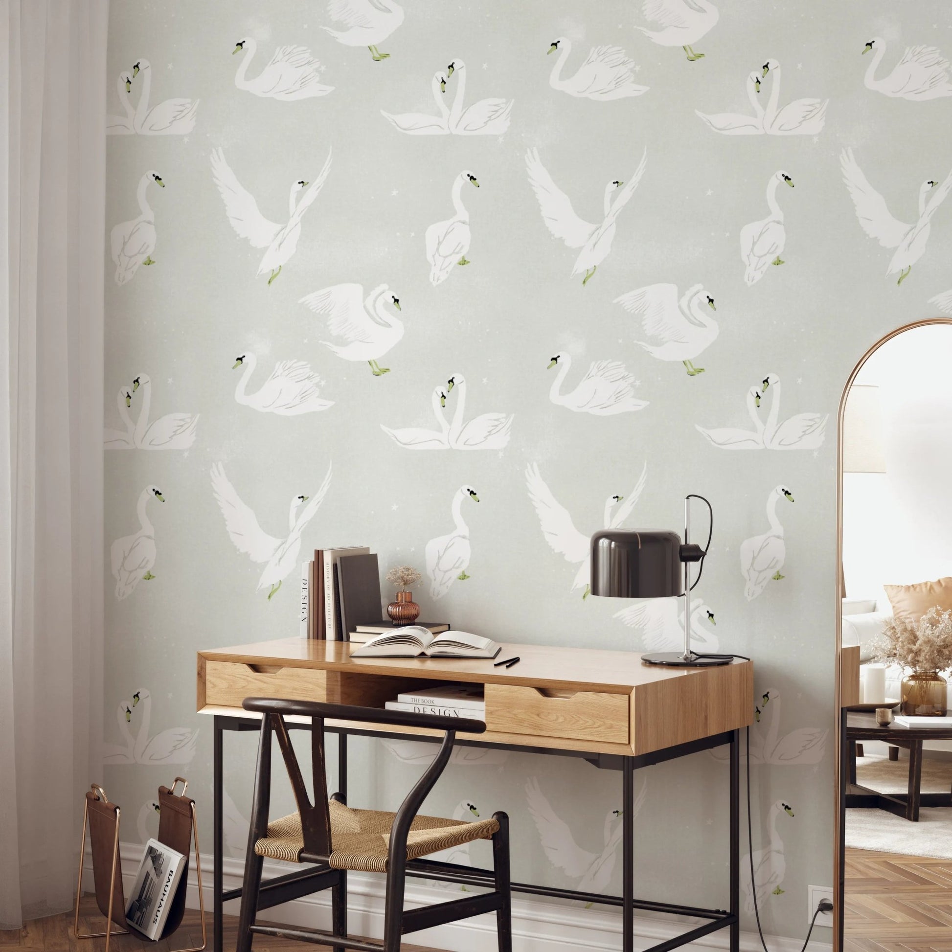 Swan Lake Reverie Wallpaper⁠ - Wallanza