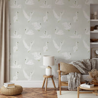 Swan Lake Reverie Wallpaper⁠ - Wallanza