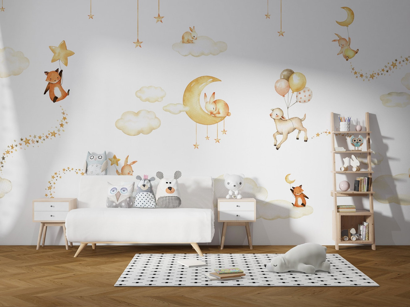 Sweet Dreams Wallpaper for Kids Room - Wallanza