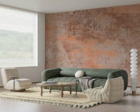 Terra Cotta Rust Wall Mural - Wallanza