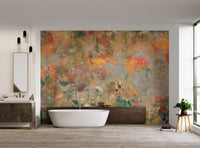 Textured Abstract Floral Wallpaper - Wallanza