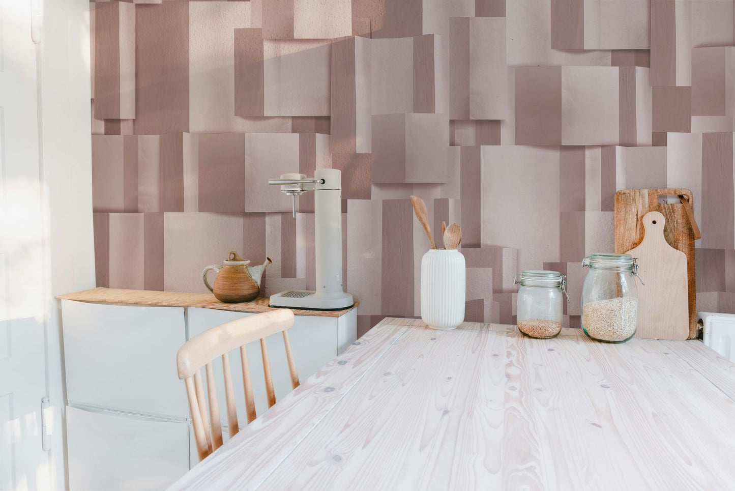 Textured Elegance Wallpaper Mural - Wallanza