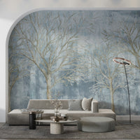 Textured Forest Wall Mural - Wallanza