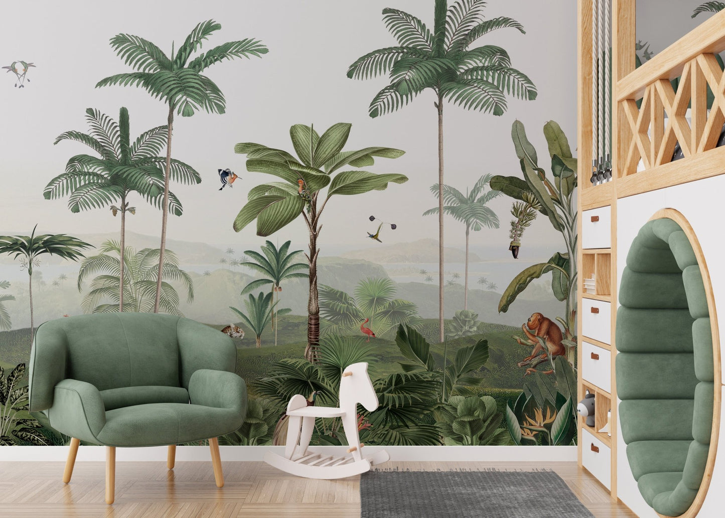 Thrilling Tropics Wall Mural Wallpaper - Wallanza