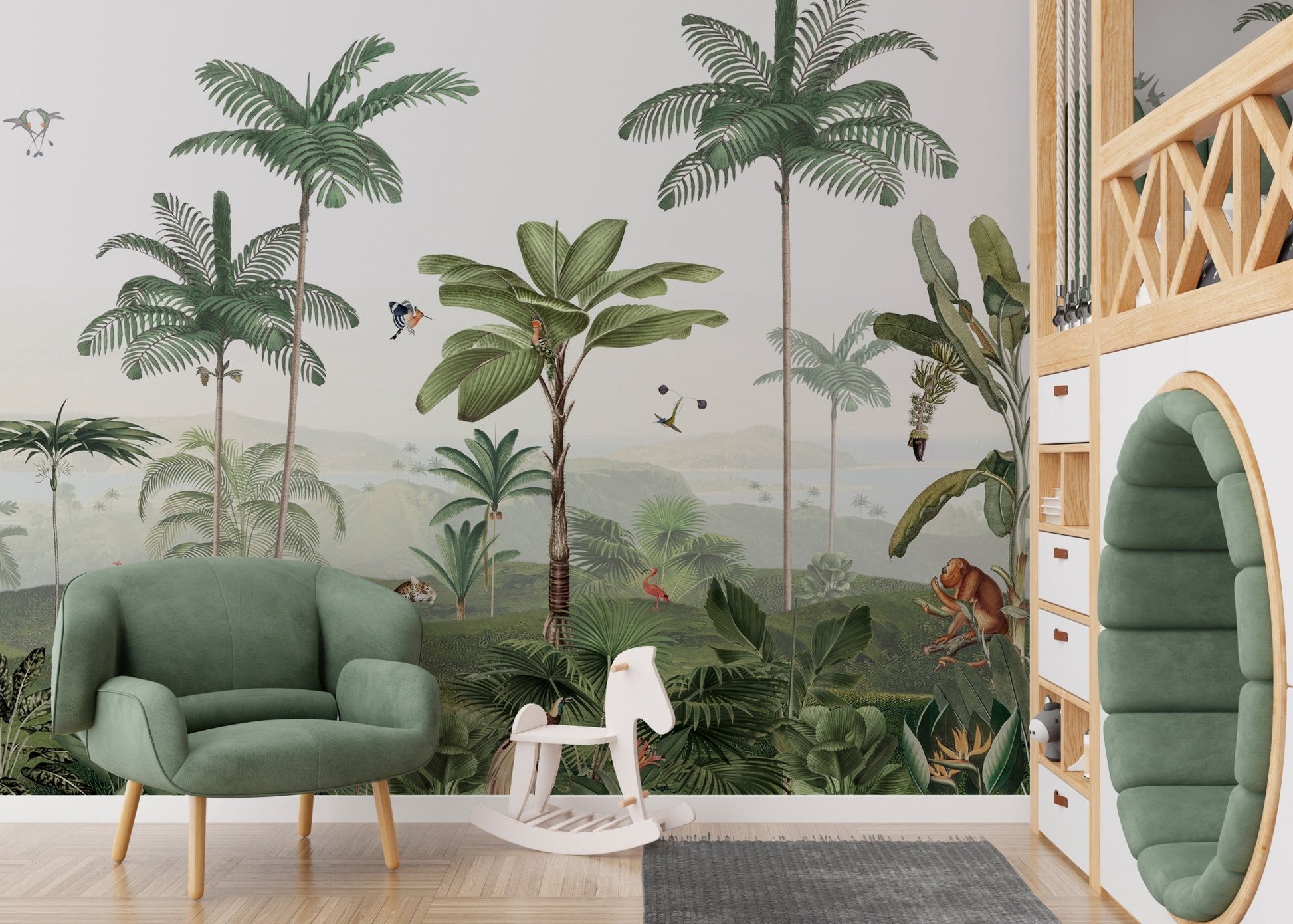 Thrilling Tropics Wall Mural Wallpaper - Wallanza