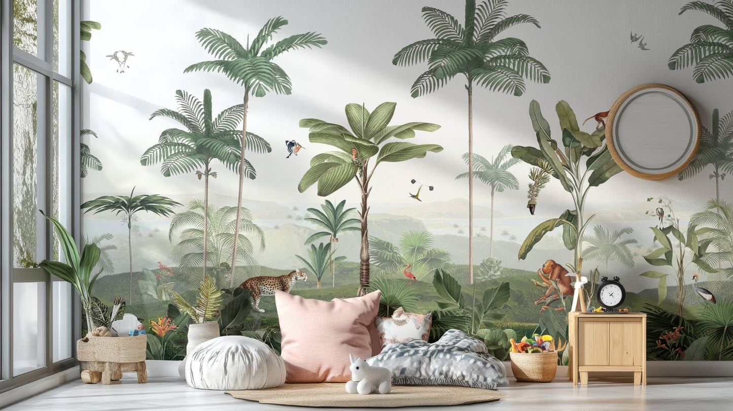 Thrilling Tropics Wall Mural Wallpaper - Wallanza