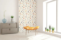 Small green tractor sketch in a playful children's style.