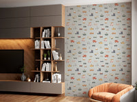 Toot Toot: A Whimsical Vehicle Parade Wallpaper⁠ - Wallanza