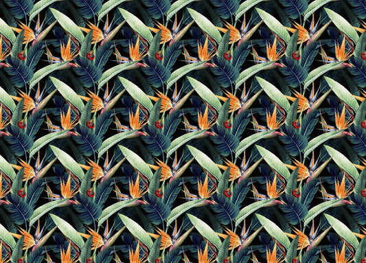 Watercolor Tropical Leaves Seamless Wallpaper