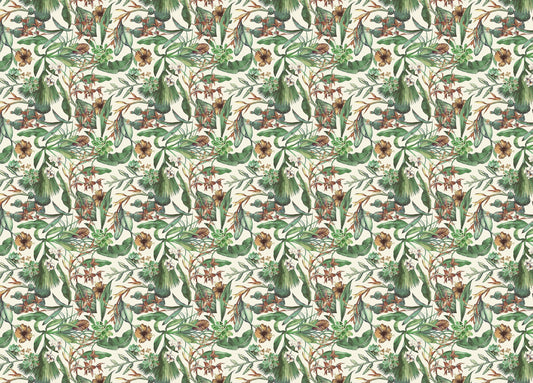 Seamless Pattern Flower Tropical Wallpaper