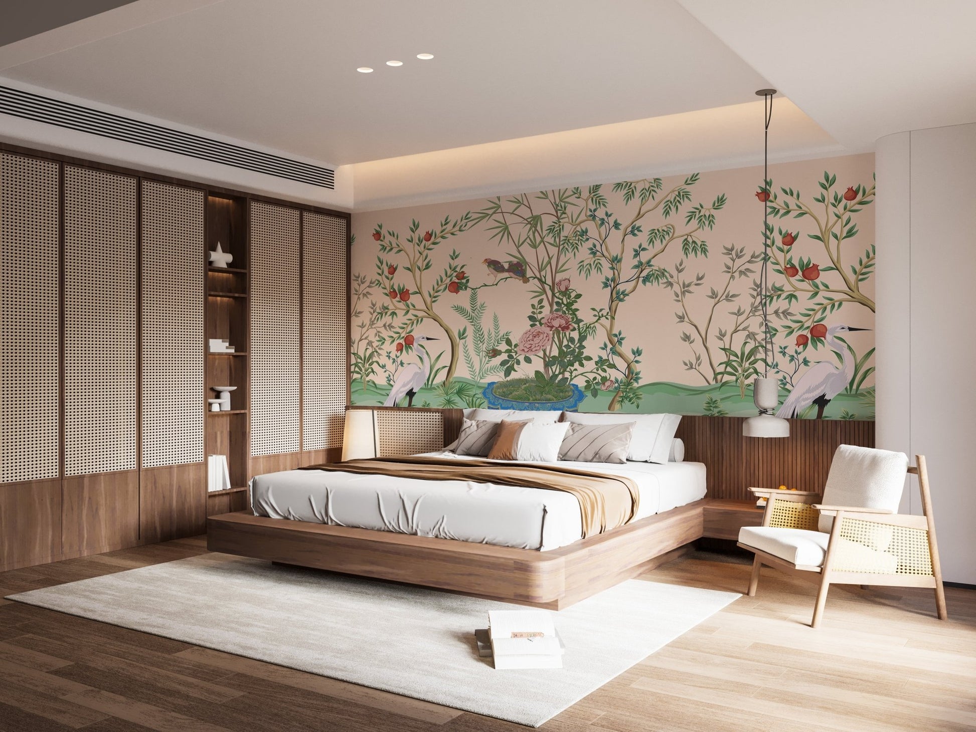 Traditional Chinese Vase Wallpaper Mural - Wallanza
