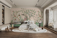 Traditional Chinese Vase Wallpaper Mural - Wallanza