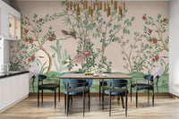 Traditional Chinese Vase Wallpaper Mural - Wallanza