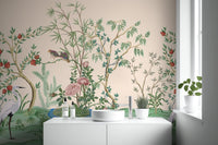 Traditional Chinese Vase Wallpaper Mural - Wallanza