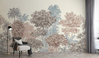 Trees Harmony Wallpaper Mural - Wallanza