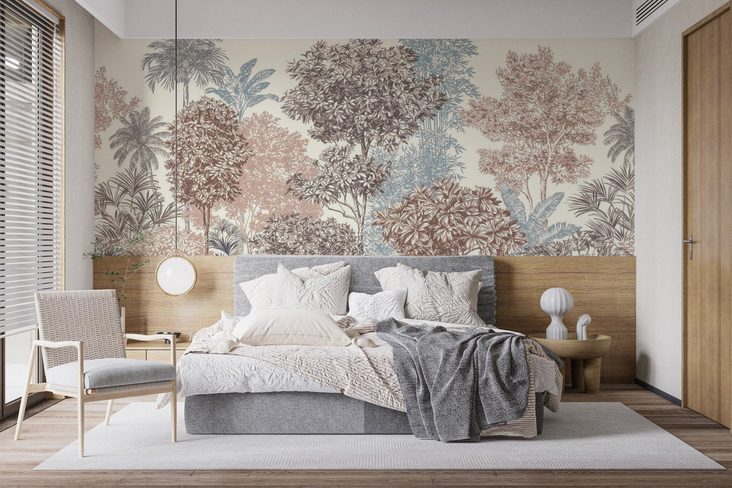 Trees Harmony Wallpaper Mural - Wallanza