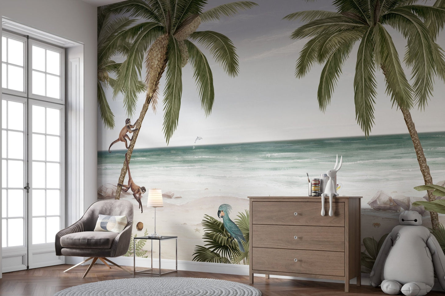 Tropical Beach Wallpaper Mural - Wallanza